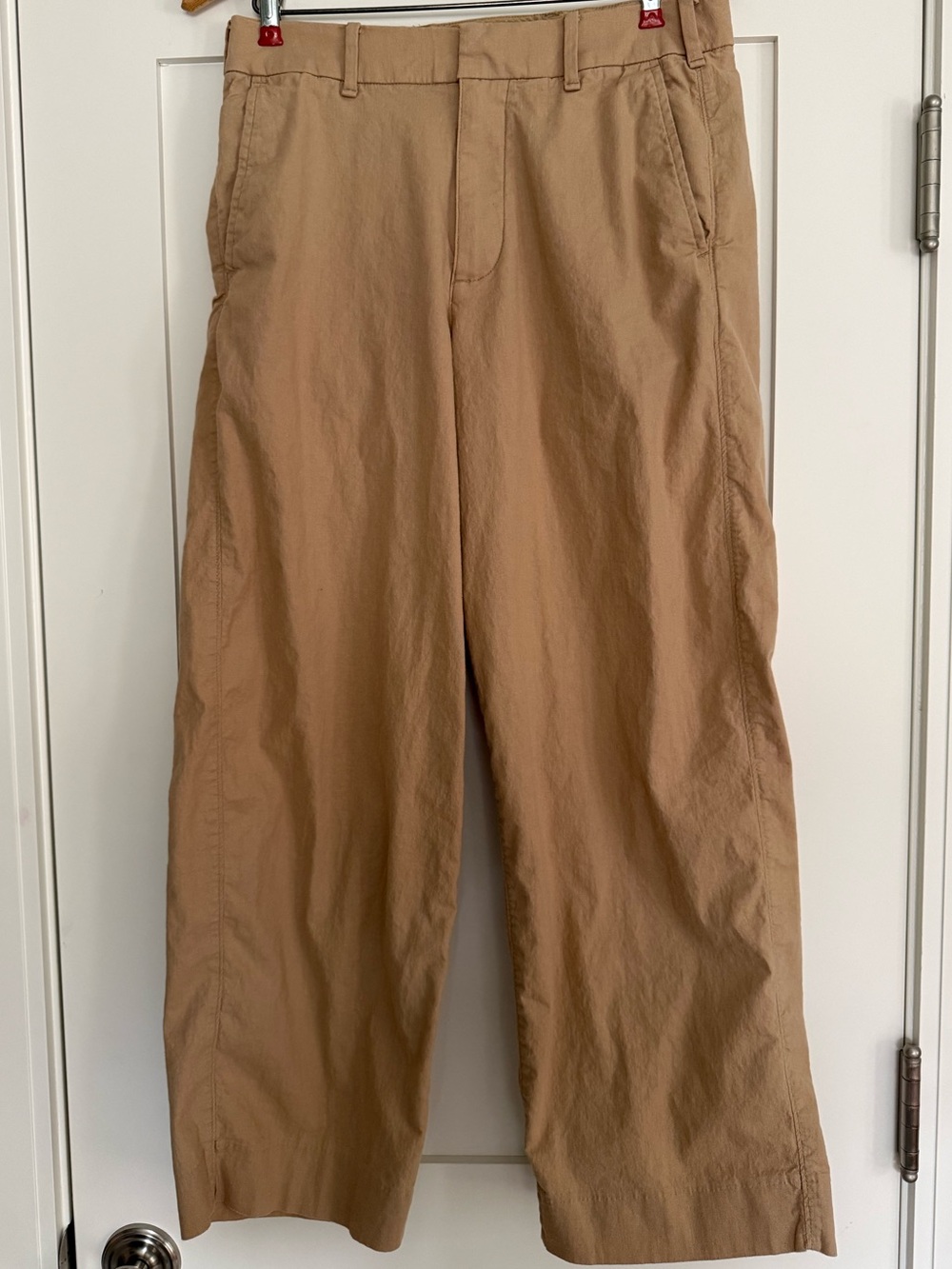 Abercrombie & Fitch Men's Baggy Fit Khaki Pants Men’s Size 29 X 30 Cotton Linen